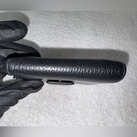 GUCCI MARMONT Bow GG Black Leather BI-FOLD WALLET - Picture 10 of 15